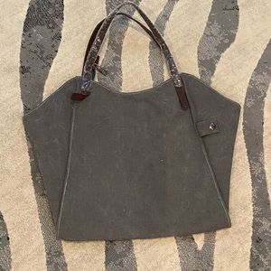 Canvas bag with nylon liner - New (no tags, but straps still wrapped)